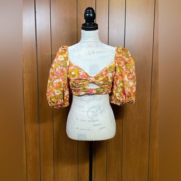 Zimmermann Violet Crop Top size 3/us size 10 - Picture 6 of 14